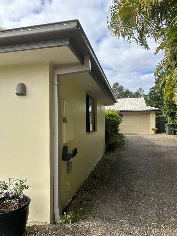 Exterior trim detail painted in Banora Point near Tweed Heads